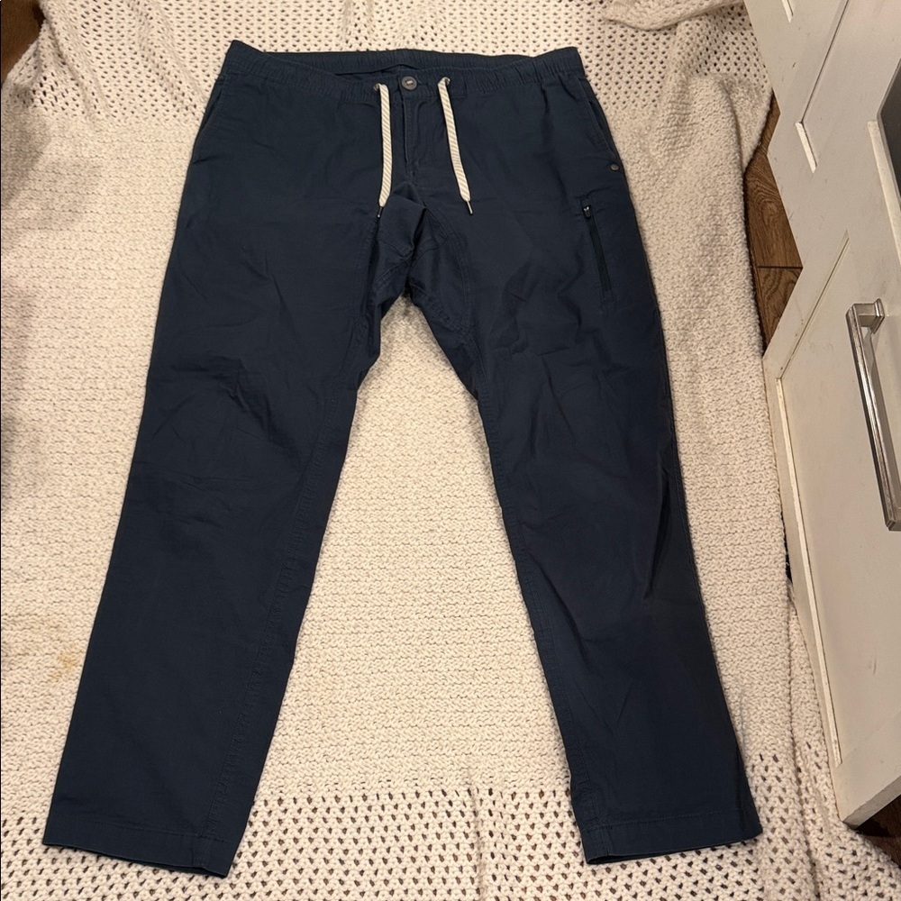 VUORI ATHLETIC MENS PANTS XL  Navy Blue - Picture 3 of 13